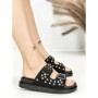 Papuci Dama cu Talpa Joasa BE-109 BLACK | BEUE SHOES