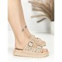 Papuci Dama cu Talpa Joasa BE-109 BEIGE | BEUE SHOES