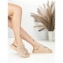 Papuci Dama cu Talpa Joasa BE-109 BEIGE | BEUE SHOES