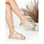 Papuci Dama cu Talpa Joasa BE-109 GOLD | BEUE SHOES