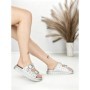 Papuci Dama cu Talpa Joasa BE-109 SILVER | BEUE SHOES
