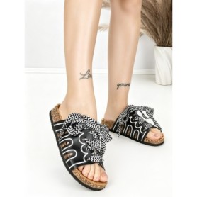 Papuci Dama cu Talpa Joasa BE-1060 BLACK | BEUE SHOES