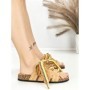 Papuci Dama cu Talpa Joasa BE-1060 BEIGE | BEUE SHOES