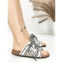 Papuci Dama cu Talpa Joasa BE-1060 WHITE | BEUE SHOES