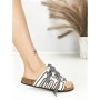 Papuci Dama cu Talpa Joasa BE-1060 WHITE | BEUE SHOES