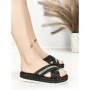 Papuci Dama cu Talpa Joasa BE-6077 BLACK | BEUE SHOES