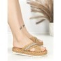 Papuci Dama cu Talpa Joasa BE-6077 KHAKI | BEUE SHOES