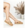Papuci Dama cu Talpa Joasa BE-6077 KHAKI | BEUE SHOES