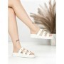 Papuci Dama cu Talpa Joasa BE-106 WHITE | BEUE SHOES