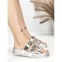 Papuci Dama cu Talpa Joasa BE-106 SILVER | BEUE SHOES