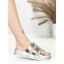 Papuci Dama cu Talpa Joasa BE-106 SILVER | BEUE SHOES