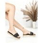 Papuci Dama cu Talpa Joasa BE-6073 BLACK | BEUE SHOES