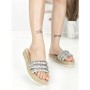 Papuci Dama cu Talpa Joasa BE-6073 SILVER | BEUE SHOES