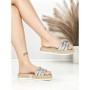 Papuci Dama cu Talpa Joasa BE-6073 SILVER | BEUE SHOES