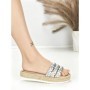 Papuci Dama cu Talpa Joasa BE-6073 SILVER | BEUE SHOES