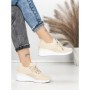 Pantofi Sport Dama cu Platforma P38 BEIGE | EMAS