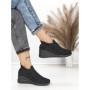 Pantofi Sport Dama cu Platforma R-276 ALL BLACK | EMAS