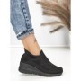 Pantofi Sport Dama cu Platforma R-276 ALL BLACK | EMAS