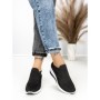 Pantofi Sport Dama cu Platforma R-276 BLACK | EMAS