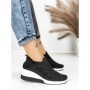 Pantofi Sport Dama cu Platforma R-276 BLACK | EMAS