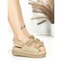 Sandale Dama cu Platforma PL367 KHAKI | GIVANA