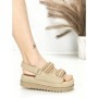 Sandale Dama cu Platforma PL367 KHAKI | GIVANA