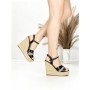 Sandale Dama cu Platforma X7-M0576-01 BLACK | BEUE SHOES