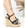 Sandale Dama cu Platforma X7-M0576-01 BLACK | BEUE SHOES