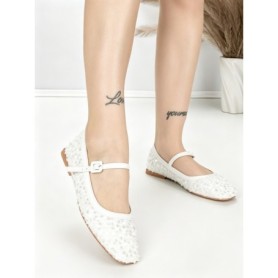 Balerini Dama J-277 WHITE | CHERIE