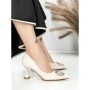 Pantofi Stiletto J-202 BEIGE | CHERIE