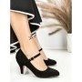 Pantofi cu Toc J-30 BLACK | CHERIE