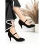 Pantofi cu Toc J-30 BLACK | CHERIE