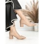 Pantofi cu Toc Gros J-56A APRICOT | CHERIE