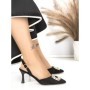 Pantofi Stiletto J-209 BLACK | CHERIE