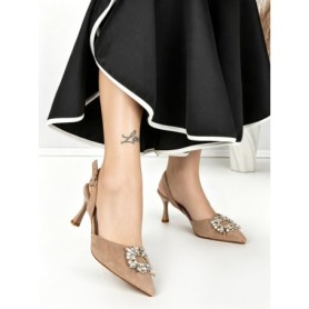 Pantofi Stiletto J-209 APRICOT | CHERIE