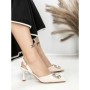 Pantofi Stiletto J-209 WHITE | CHERIE