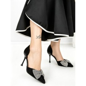 Pantofi Stiletto 588-208 BLACK | CHERIE