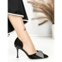 Pantofi Stiletto 588-208 BLACK | CHERIE