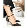 Pantofi Stiletto H-116 BLACK | CHERIE