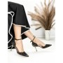 Pantofi Stiletto H-116 BLACK | CHERIE