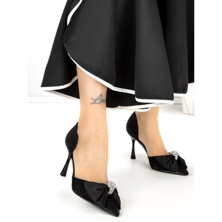 Pantofi Stiletto 588-236 BLACK | CHERIE