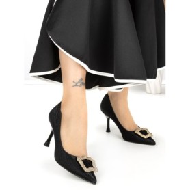 Pantofi Stiletto FG588-188-B BLACK | CHERIE
