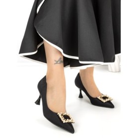 Pantofi Stiletto 588-209 BLACK | CHERIE