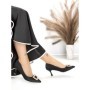 Pantofi Stiletto 588-209 BLACK | CHERIE