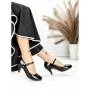 Pantofi cu Toc J-37 BLACK | CHERIE