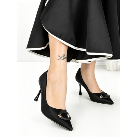Pantofi Stiletto 55-A50 BLACK | GIVANA