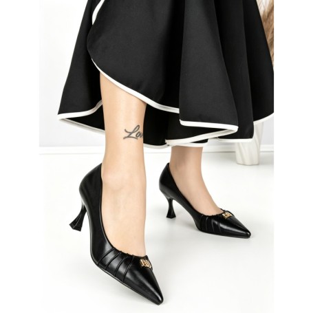 Pantofi Stiletto 55-A51 BLACK | GIVANA