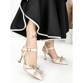 Pantofi Stiletto BE-672 BEIGE | BEUE SHOES