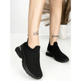 Pantofi Sport Dama cu Platforma BK198 BLACK | OMODA