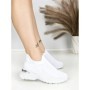 Pantofi Sport Dama cu Platforma BK198 WHITE | OMODA
